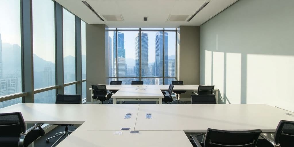 Are there short-term rental options for serviced offices in Central, Hong Kong?