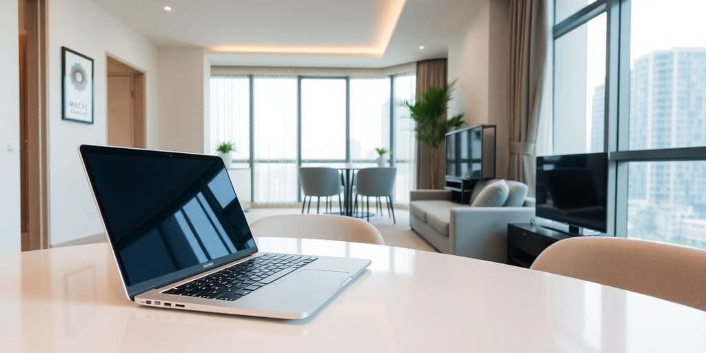 Is high-speed internet guaranteed in most serviced apartments in Singapore?