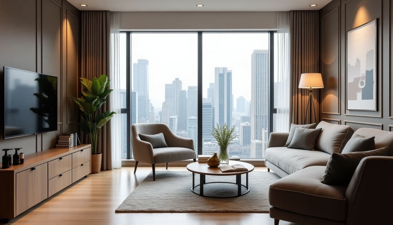 What are the typical lease terms for serviced apartments in Singapore?