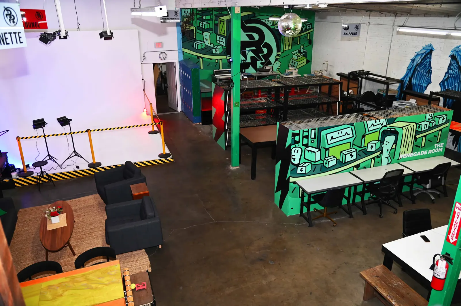 The Renegade Room - Co-working DIY Fulfillment Space