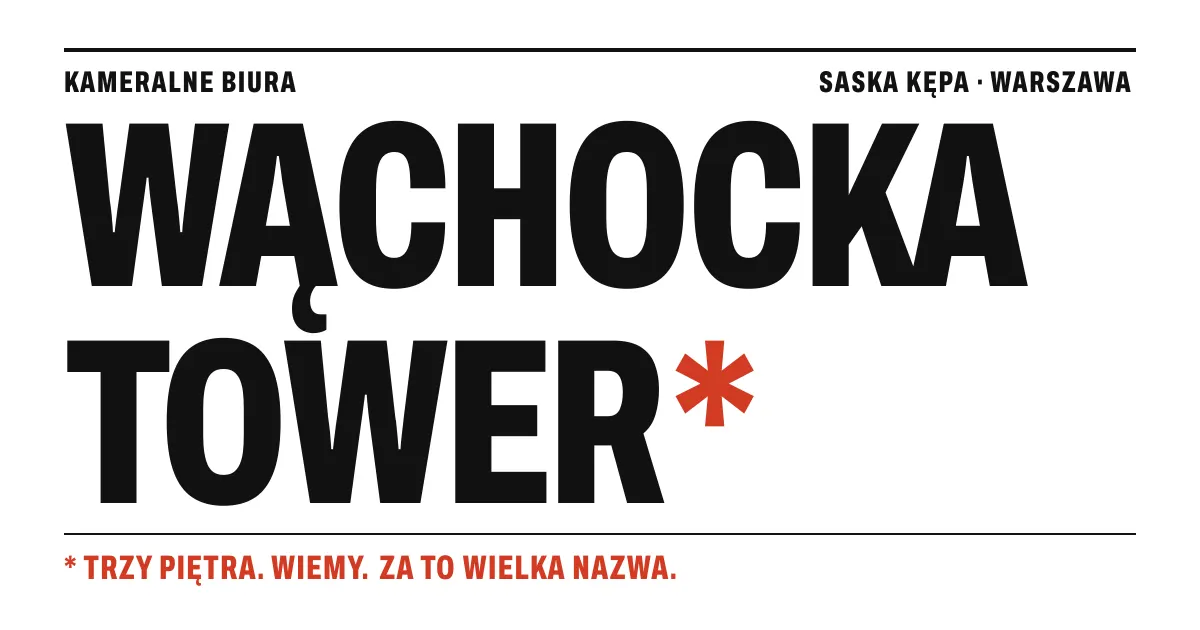 Wachocka Tower Saska Kępa